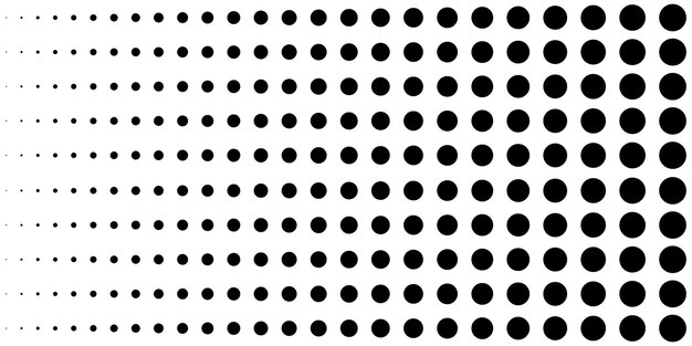 Vector achtergrond met monochrome verschillende gestreepte textuur vector icoon polka dot patroon sjabloon