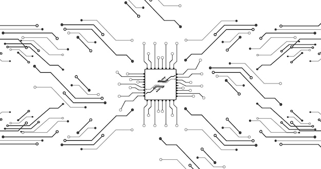 achtergrond op het gebied van schakeltechnologie met hitech digital