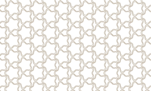 Achtergrond patroon naadloze geometrische lijn abstracte gouden luxe kleur vector.