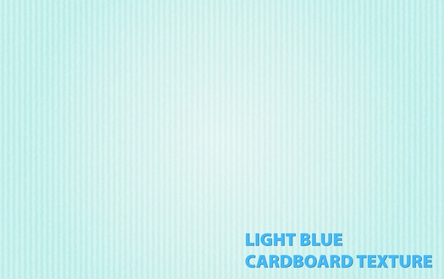 Achtergrond sjabloon met licht blauwe kartonnen textuur