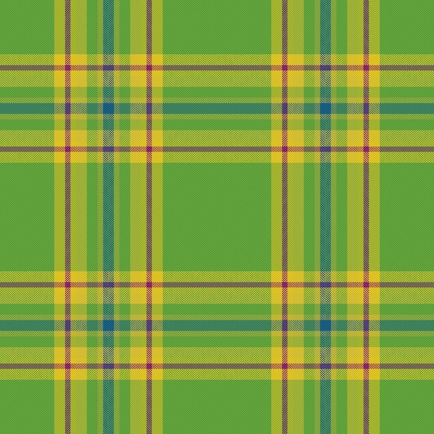 Achtergrond textiel check Geruite vector textuur Tartan naadloze stof patroon