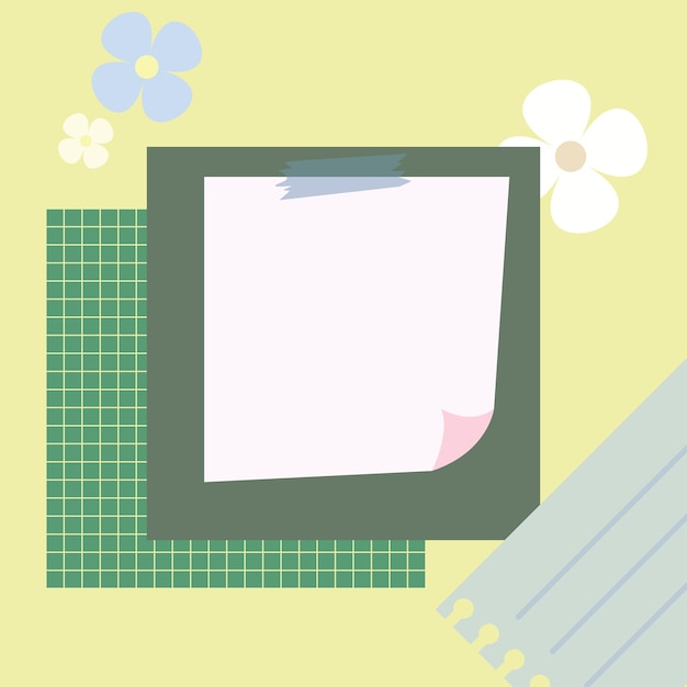 achtergrond van de collage-illustratie