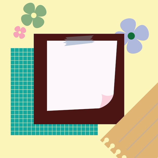 achtergrond van de collage-illustratie