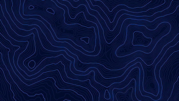 Achtergrond van de topografische kaart Topo-kaart met hoogte Geografische lijn bergrelief