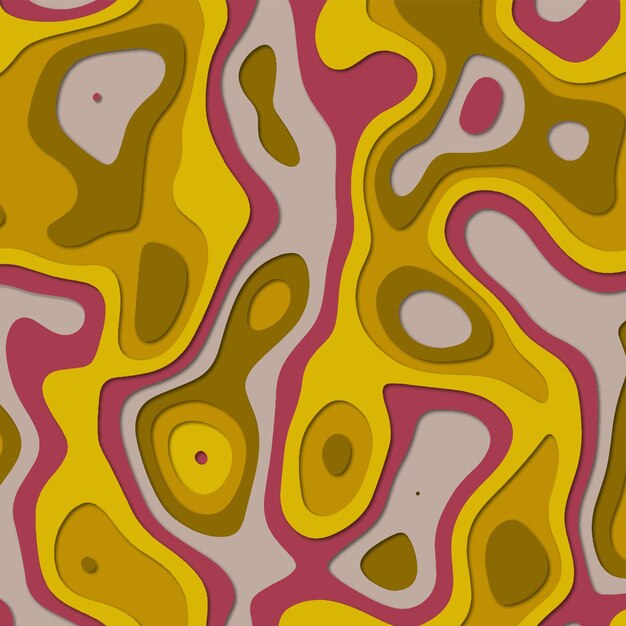 Achtergrond van gesneden papier Abstract realistisch papierdecor