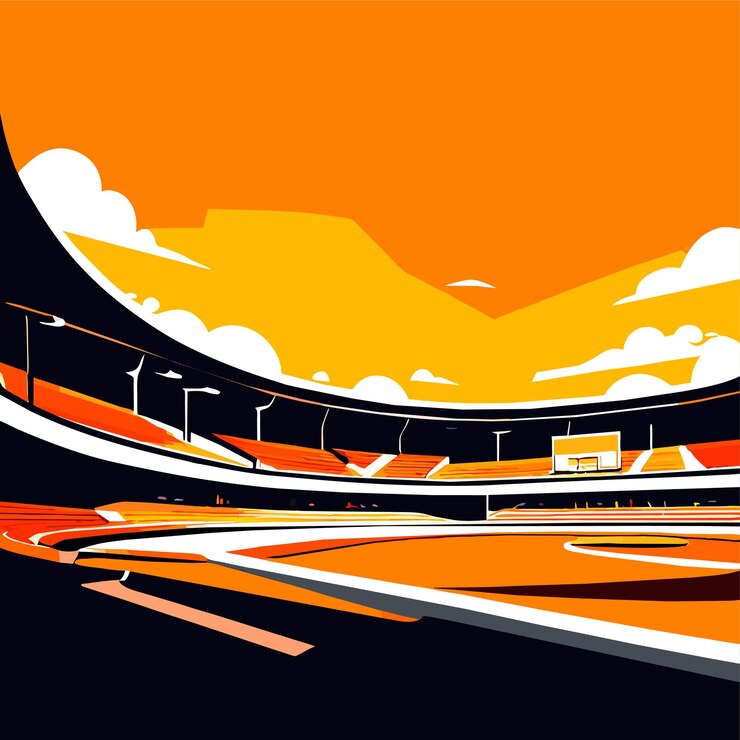 achtergrond van het voetbalveld