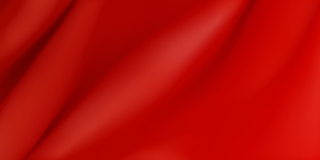 Achtergrond van rode stof met verschillende plooien