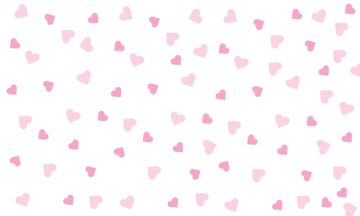 Vector achtergrond van roze harten
