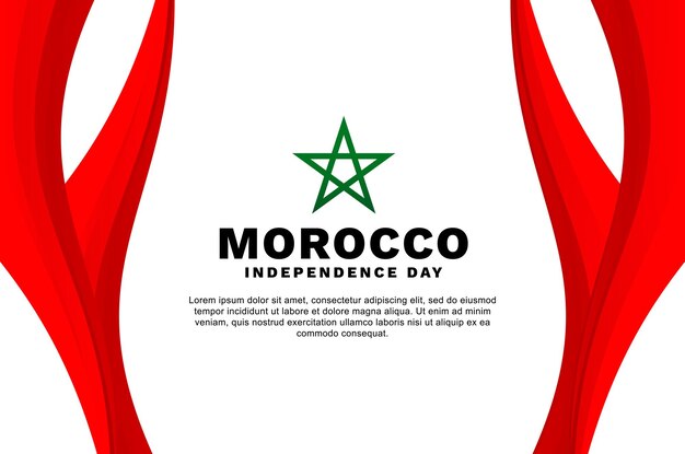 Achtergrondgebeurtenis op de onafhankelijkheidsdag van Marokko