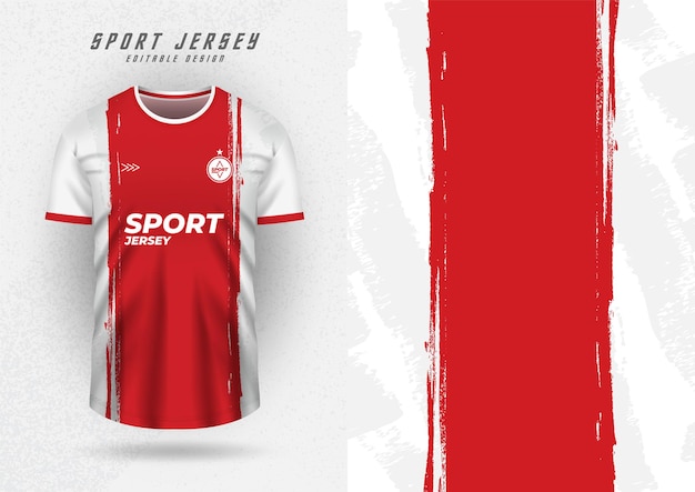 Achtergrondmodel voor voetbalshirts met verschillende patroonontwerpen.