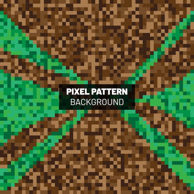 Achtergrondontwerp met pixelpatroon