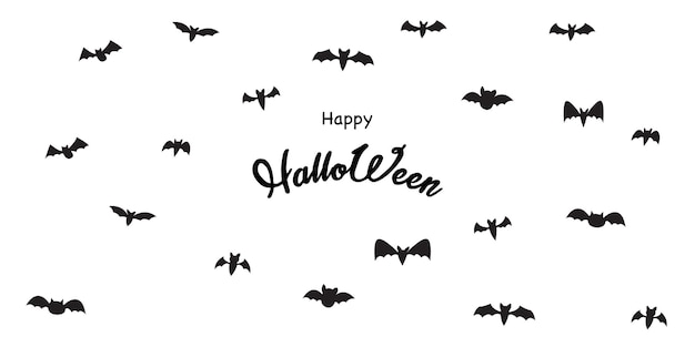 Achtergrondontwerp voor Halloween poster banner vector illustratie