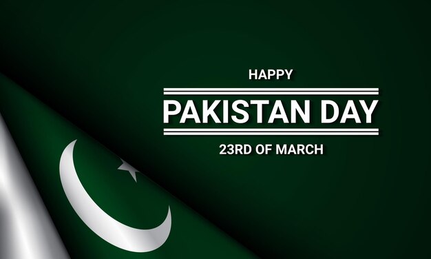 Achtergrondontwerp voor Pakistan Day