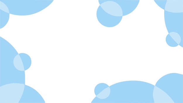 achtergrondpresentatie vlakke blauwe vector