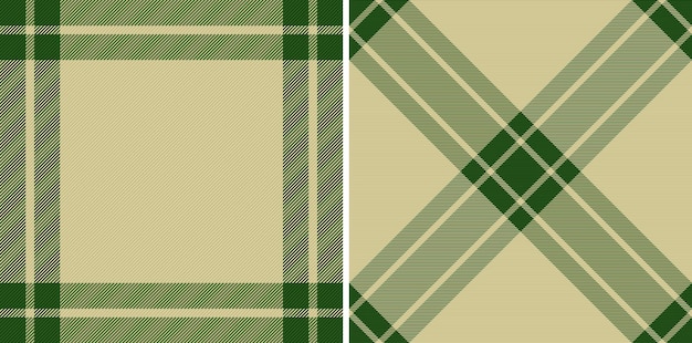 Achtergrondstof textiel Controleer naadloze textuur Tartan vector geruite patroon