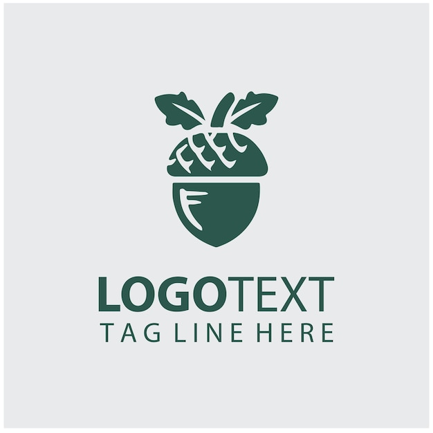 Acorn Logo Vector Illustrations