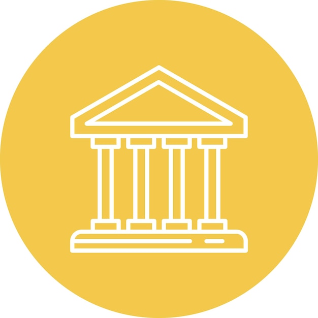 Acropolis icon vector image Can be used for Landmarks