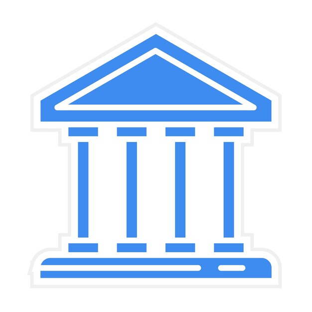 Vector acropolis icon vector image can be used for landmarks