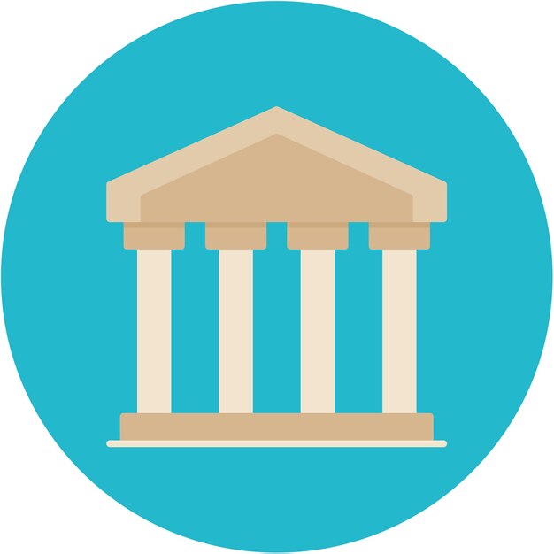 acropolis vector illustration style
