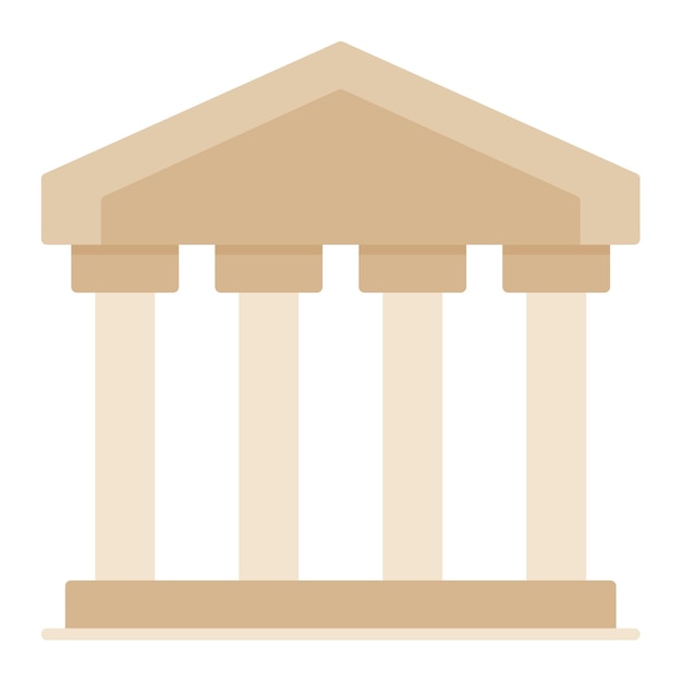 Vector acropolis vector illustration style