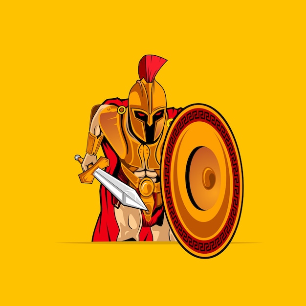 Action Gladiator Mascot 