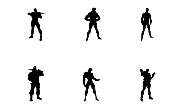 Action Man Vectors Icon Set