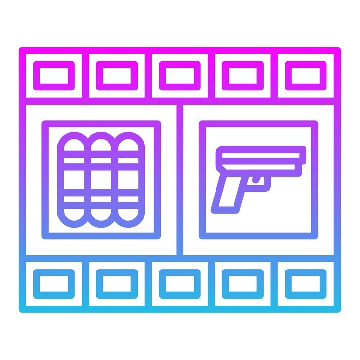 Vector action movie icon