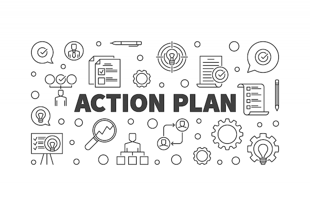 Action Plan outline illustration