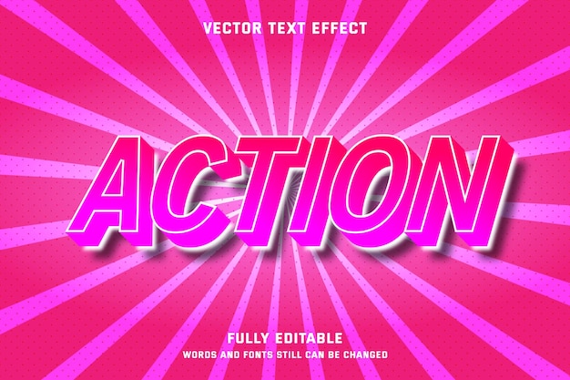 ACTION TEXT EFFECT