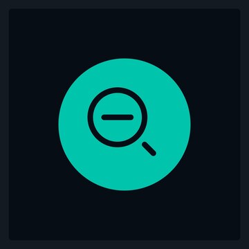 Premium Vector | Active decrease zoom UI element template