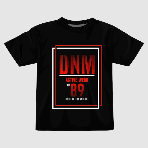 アクティブウェアTシャツのデザイン