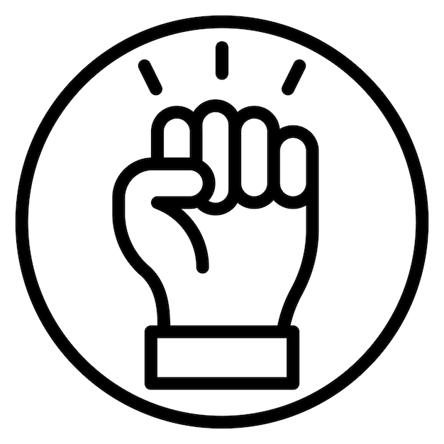 Activism icon vector image Can be used for Human Rights