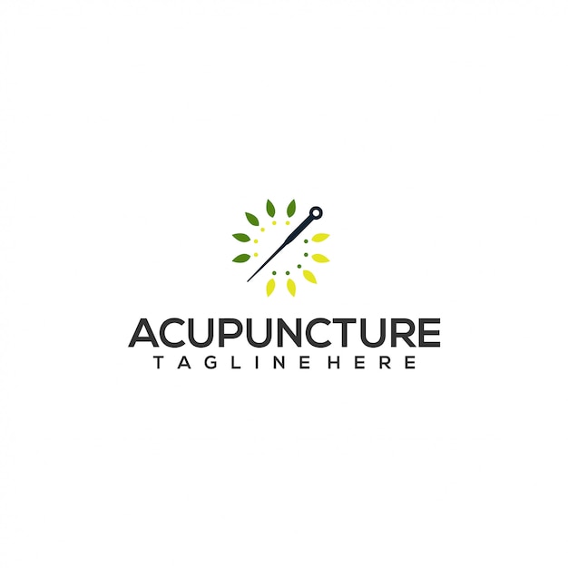 Acupuncture logo concept