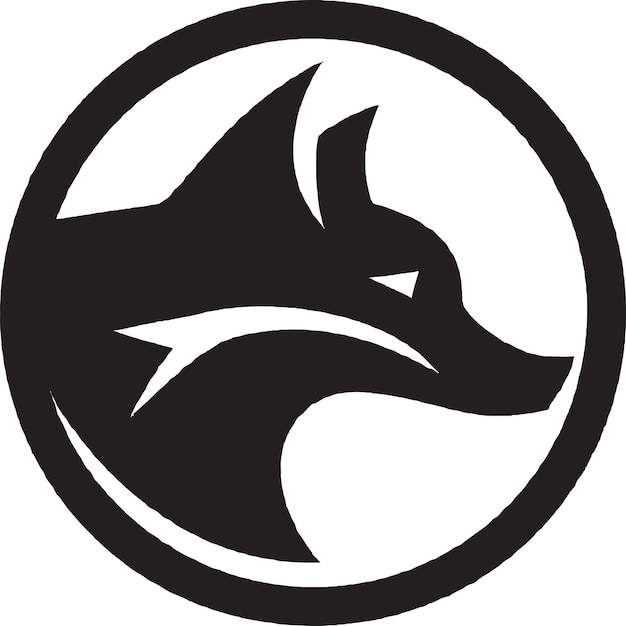 Adaptable wolf head emblem with a versatile feel