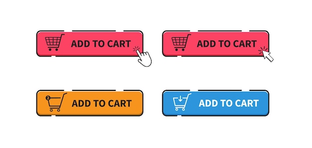 Vector add to cart button