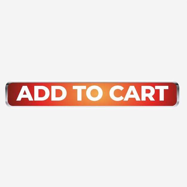 Add to Cart Call to action Button on a transparent Background