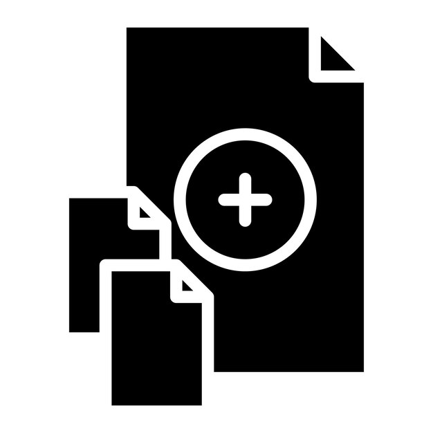 add file icon vector image can be used for documents and files