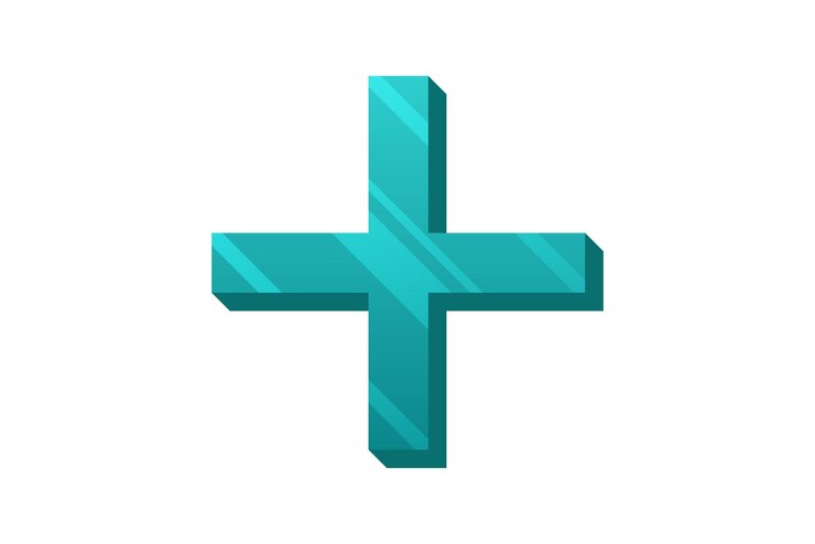 Vector add interface flat sticker design