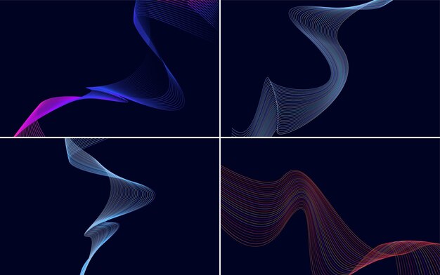 add a touch of excitement to your presentation with this vector background pack
