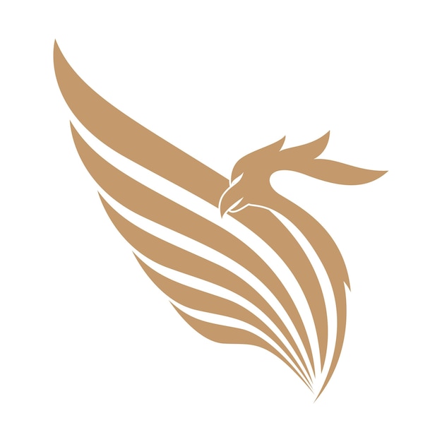 Vector adelaarsvleugels illustratie logo
