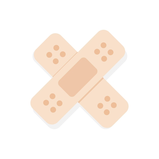 Adhesive bandage Medical plaster icon First aid concept