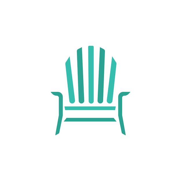 Adirondack chair vector Adirondack icon
