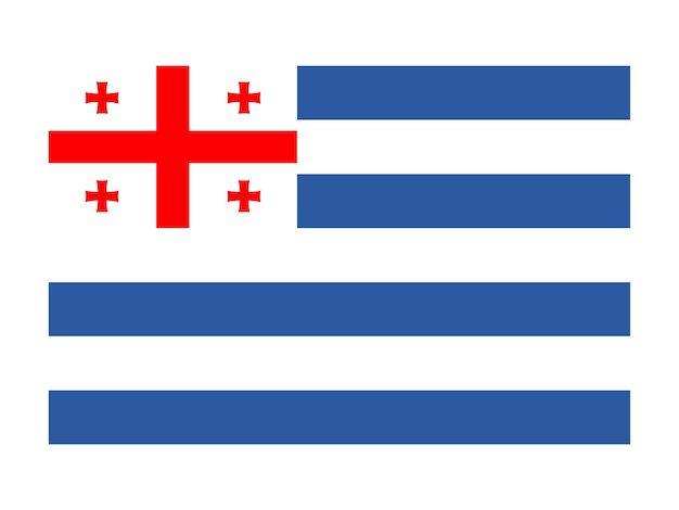 Adjara vlag wereld vlag icoon officiële nationale vlag Internationale vlag