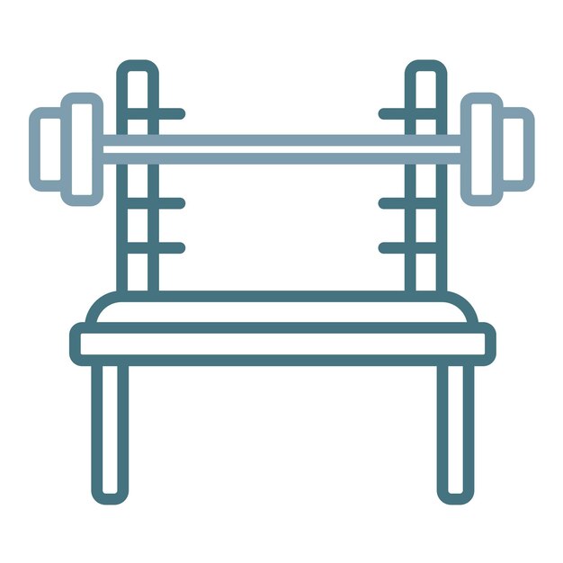 Adjustable Bench Flat Illustration