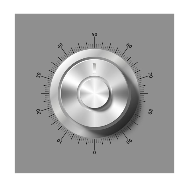 Vector adjustment round dial