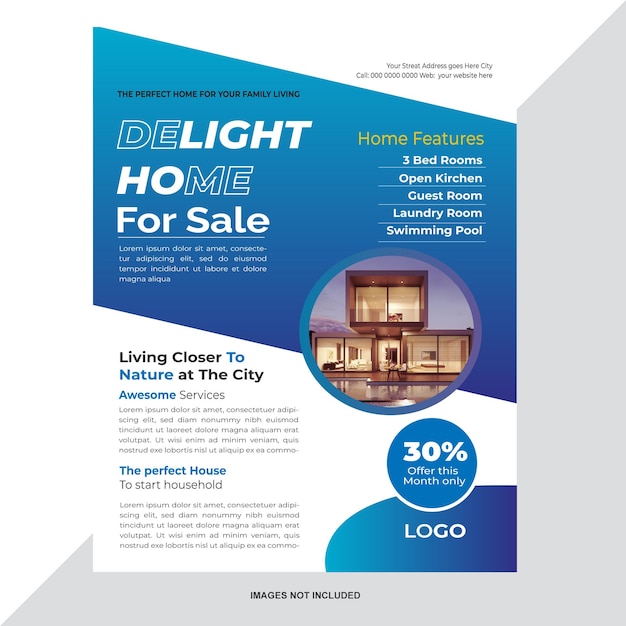 admission flyer design template