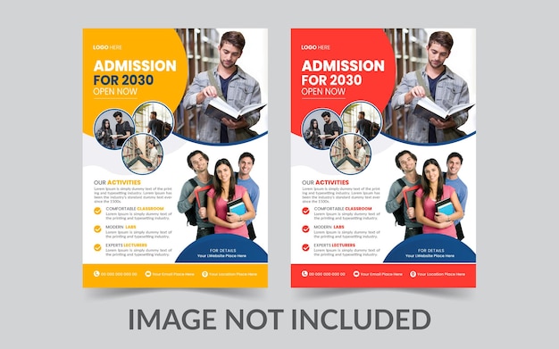 Admission Flyer Template