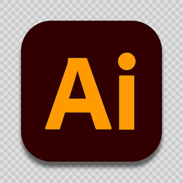 Vettore icona del software adobe illustrator