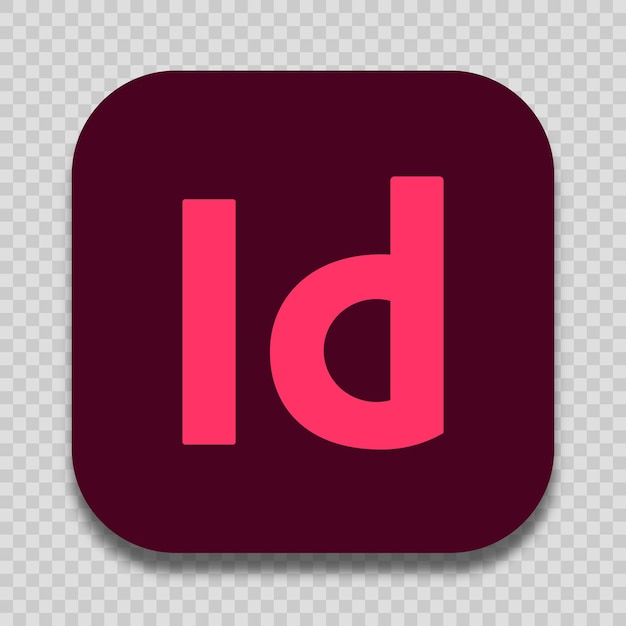 Vector adobe indesign software icon