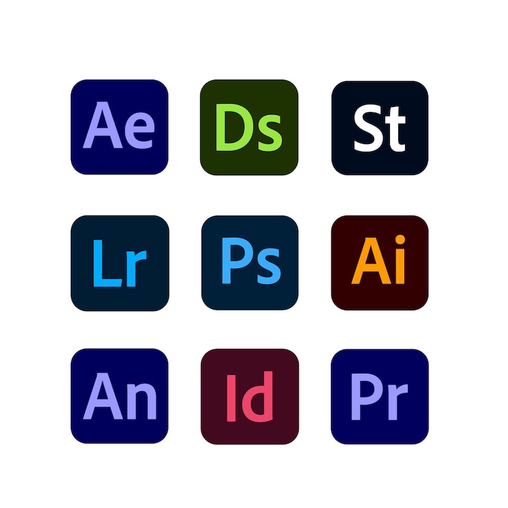 Vector adobe software icoon